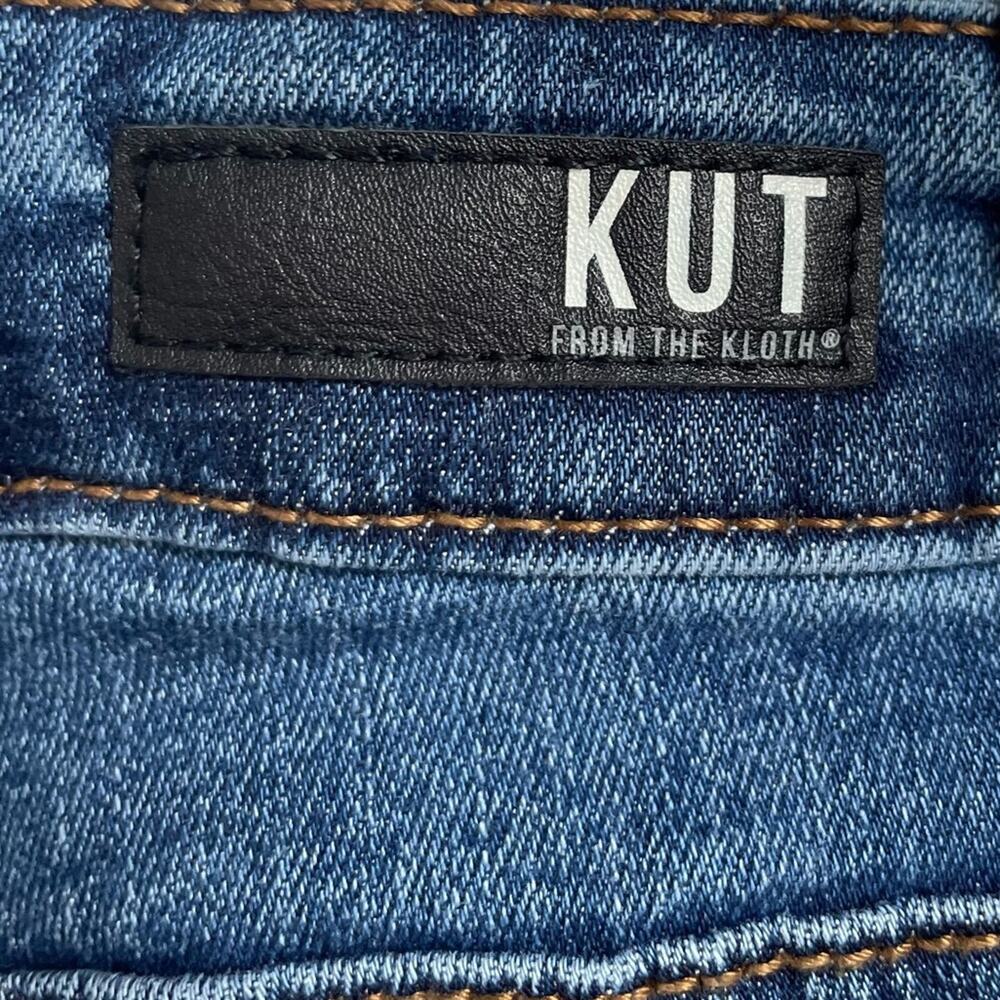 Women's KUT From The Kloth Mia Toothpick Skinny Distressed Denim Ripped Jean 6 - Picture 4 of 13